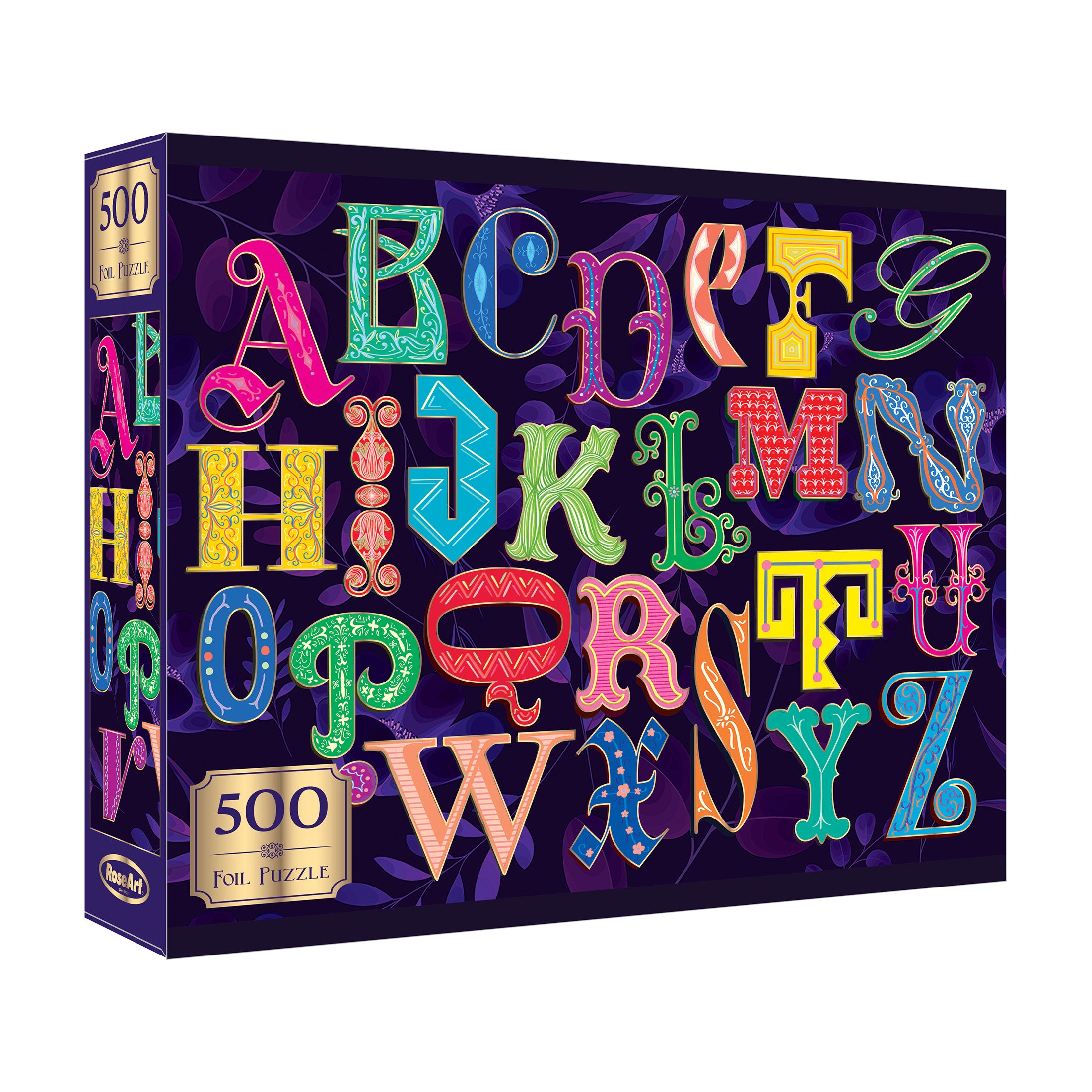 RoseArt - Alphabet Puzzle - 500 Piece Jigsaw Puzzle – Cra-Z-Art