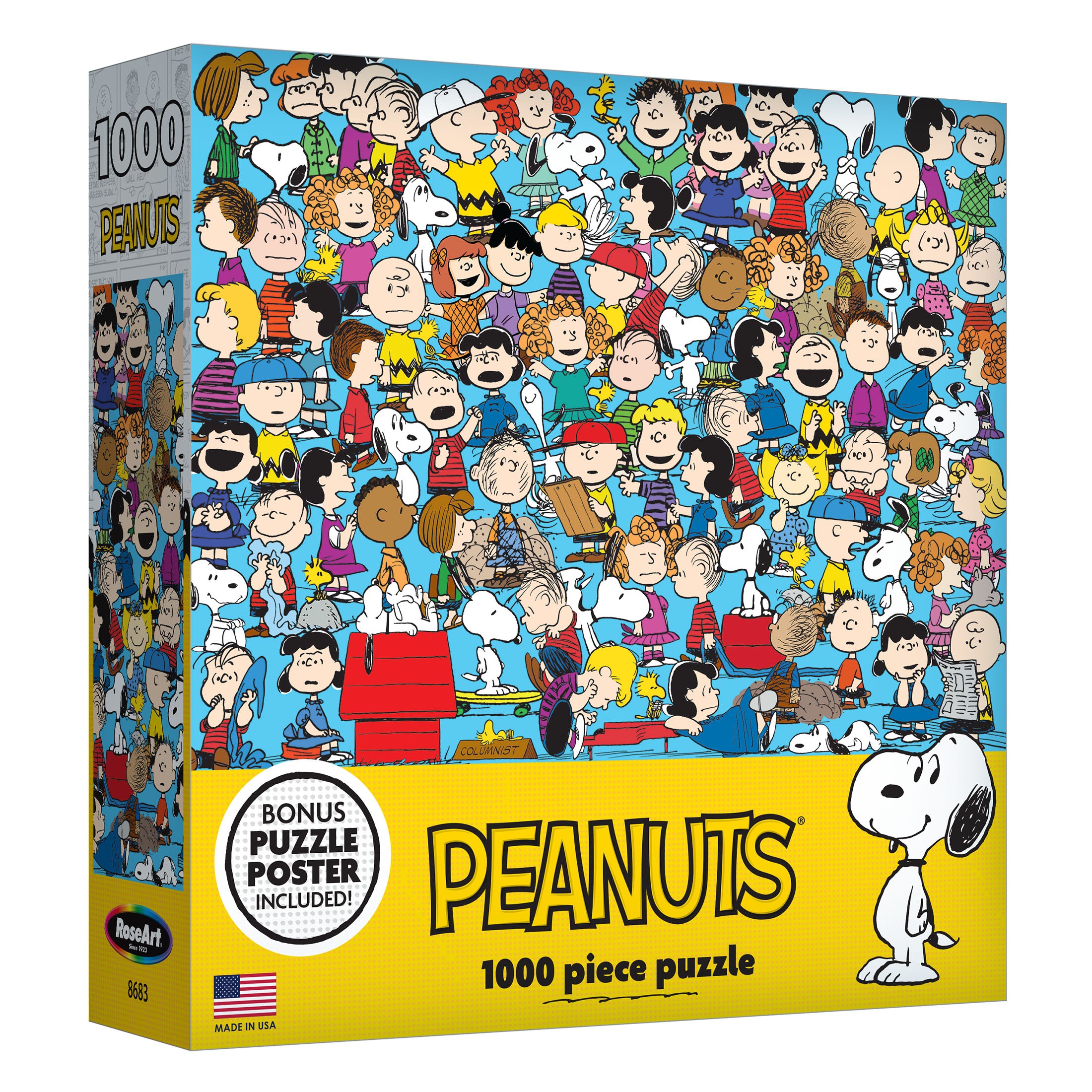 RoseArt - Peanuts - Cast of Characters - 1000 Piece Jigsaw Puzzle