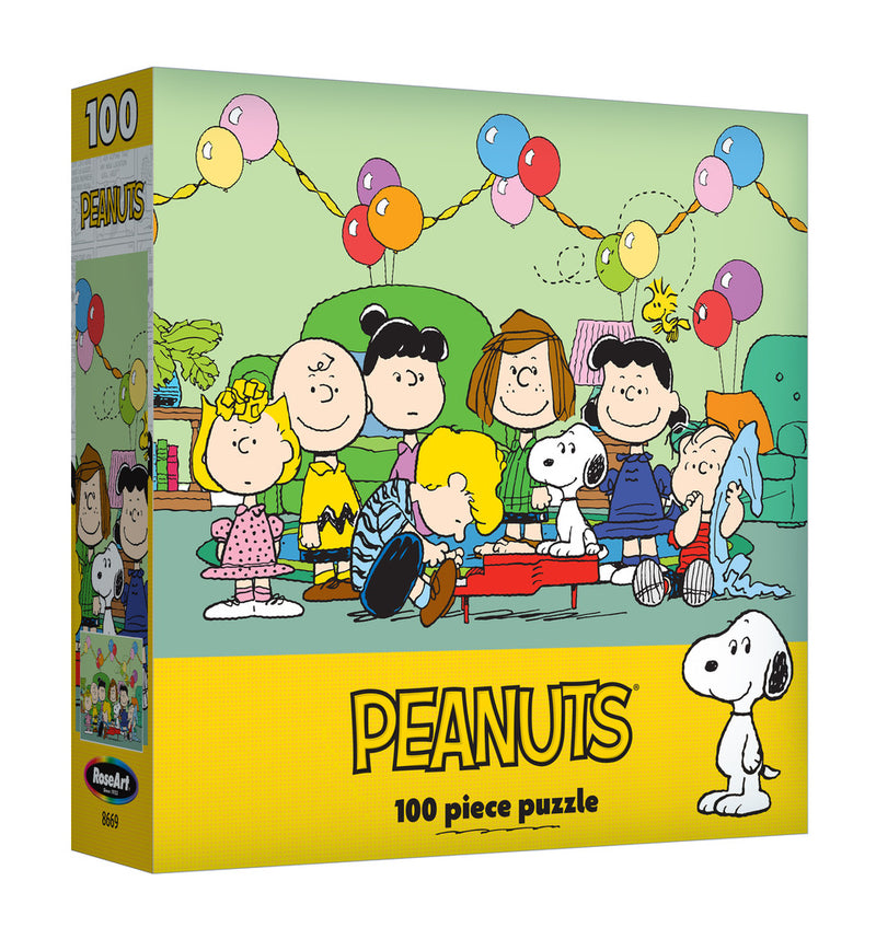 RoseArt - Peanuts - Birthday - 100 Piece Jigsaw Puzzle