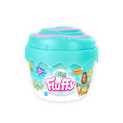 Slime Cupcake Moelleux Visqueux – Kit Slime DIY Parfumé avec Mélanges et Récipient Cupcake