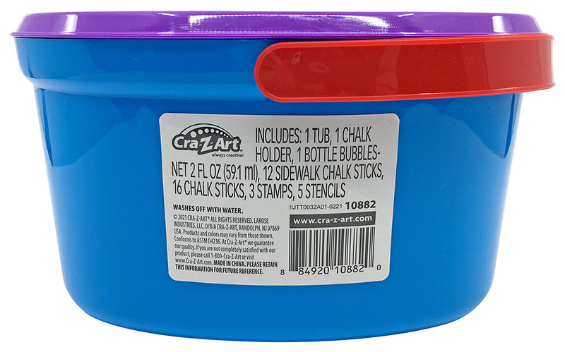 Cra-Z-Art Tub Fulla Fun Super Sidewalk Chalk