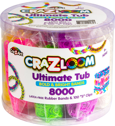 Cra-Z-Loom Le pot ultime de 8000 élastiques