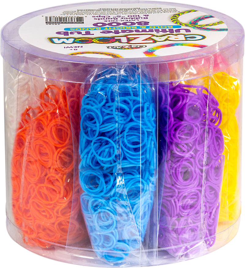 Cra-Z-Loom Bote Definitivo de Bandas 8000 Piezas