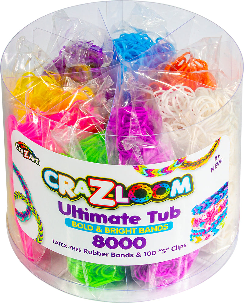 Cra-Z-Loom Bote Definitivo de Bandas 8000 Piezas