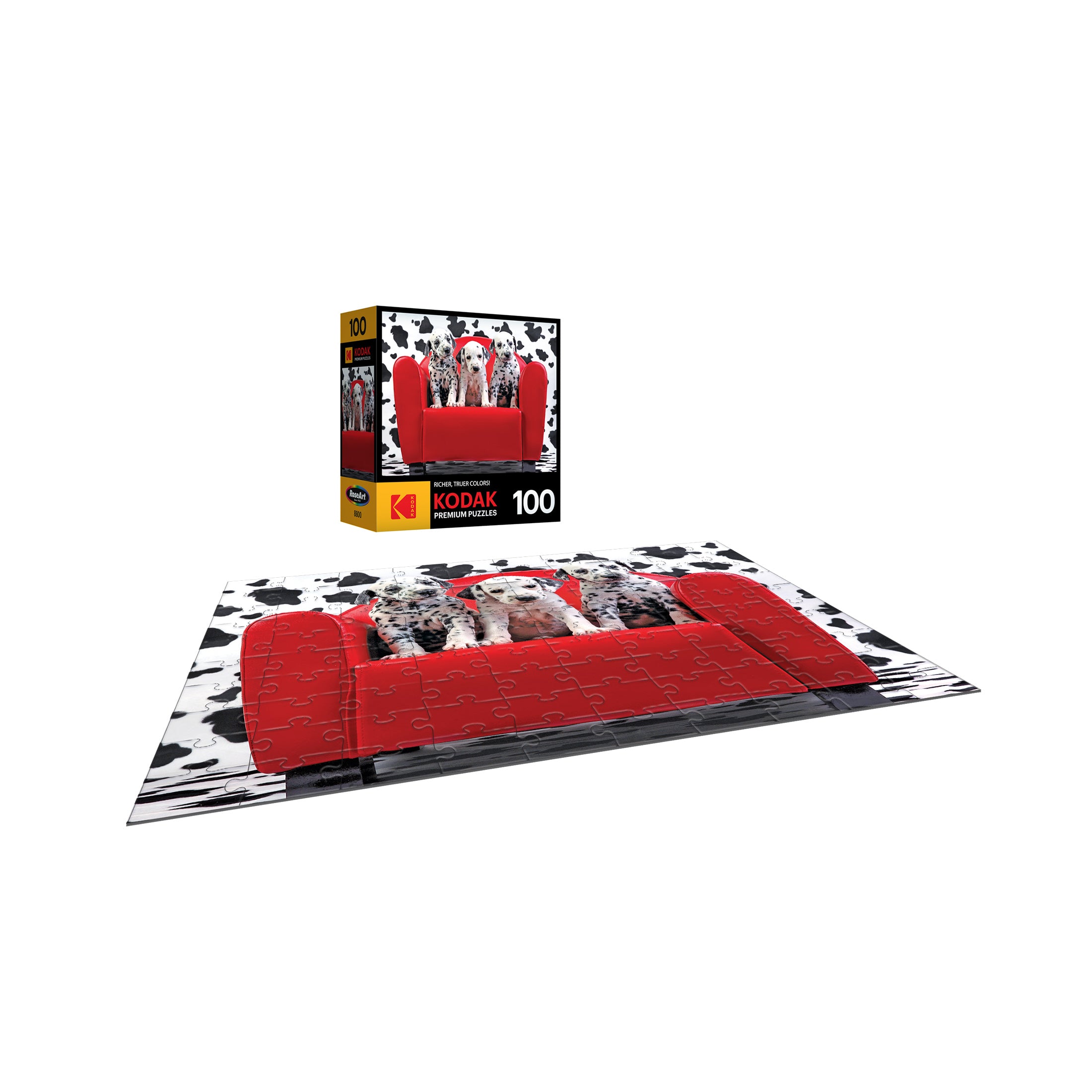 RoseArt - Kodak Premium - Lots of Spots - 100 Piece Jigsaw Puzzle