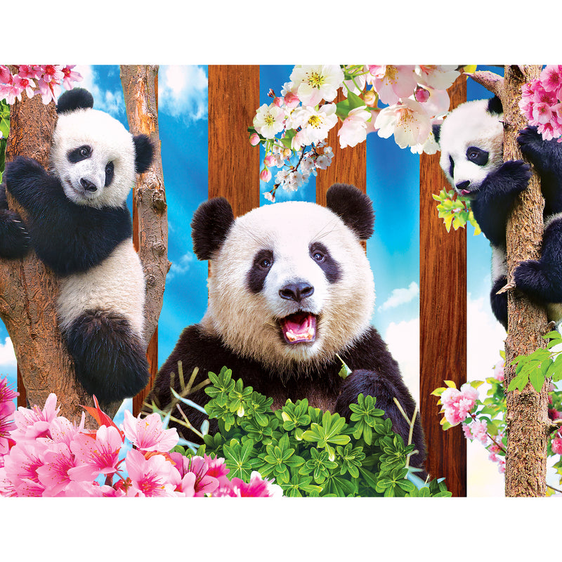 RoseArt - Kodak Premium - Panda Playtime - 100 Piece Jigsaw Puzzle
