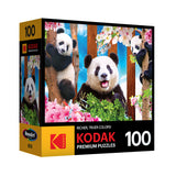 RoseArt - Kodak Premium - Panda Playtime - 100 Piece Jigsaw Puzzle