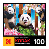 RoseArt - Kodak Premium - Panda Playtime - 100 Piece Jigsaw Puzzle