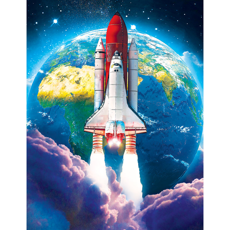RoseArt - Kodak Premium - Lancement de la navette spatiale - Puzzle de 100 pièces