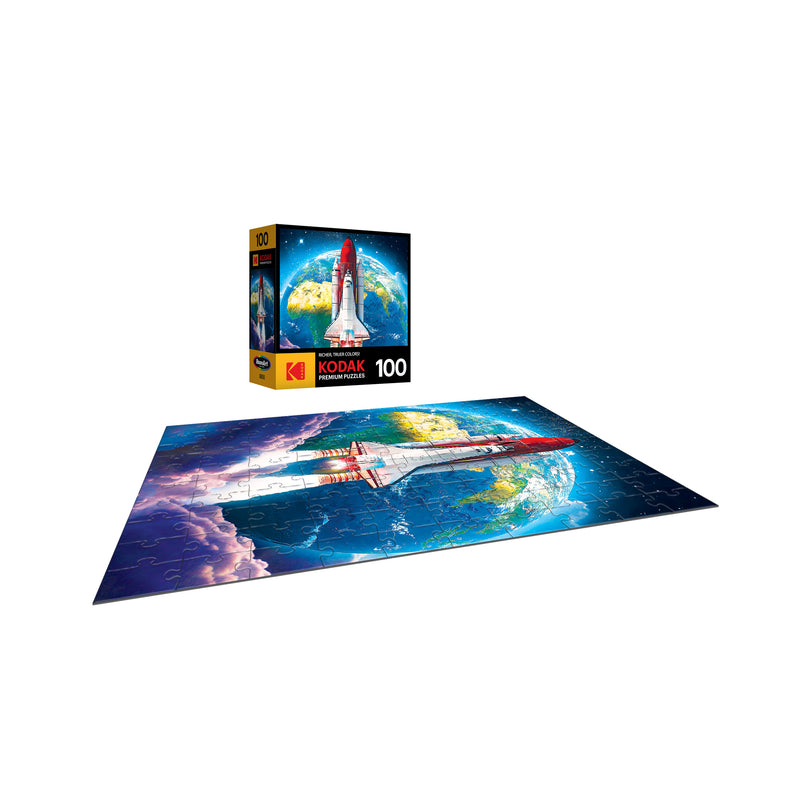 RoseArt - Kodak Premium - Lancement de la navette spatiale - Puzzle de 100 pièces