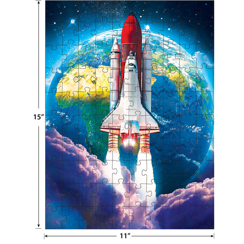 RoseArt - Kodak Premium - Lancement de la navette spatiale - Puzzle de 100 pièces