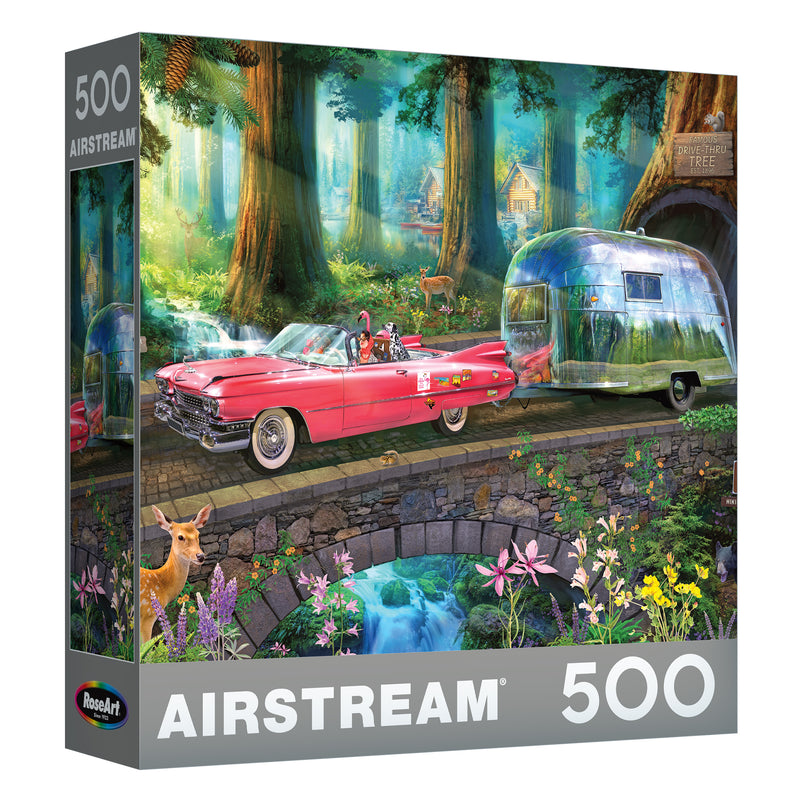 RoseArt-Airstream Redwoods Sequoias Forest-500 Piece Jigsaw Puzzle