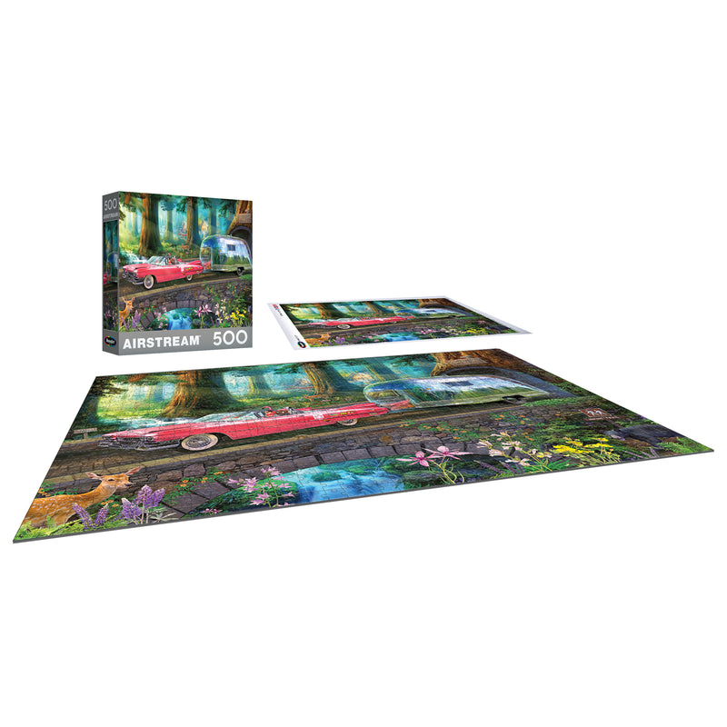 RoseArt-Airstream Redwoods Sequoias Forest-500 Piece Jigsaw Puzzle
