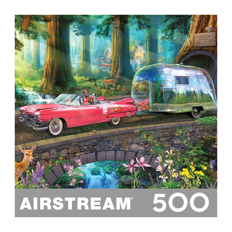 RoseArt-Airstream Redwoods Sequoias Forest-500 Piece Jigsaw Puzzle