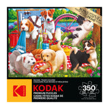 RoseArt - Kodak Premium - Chiots en pique-nique - Casse-tête de 350 pièces