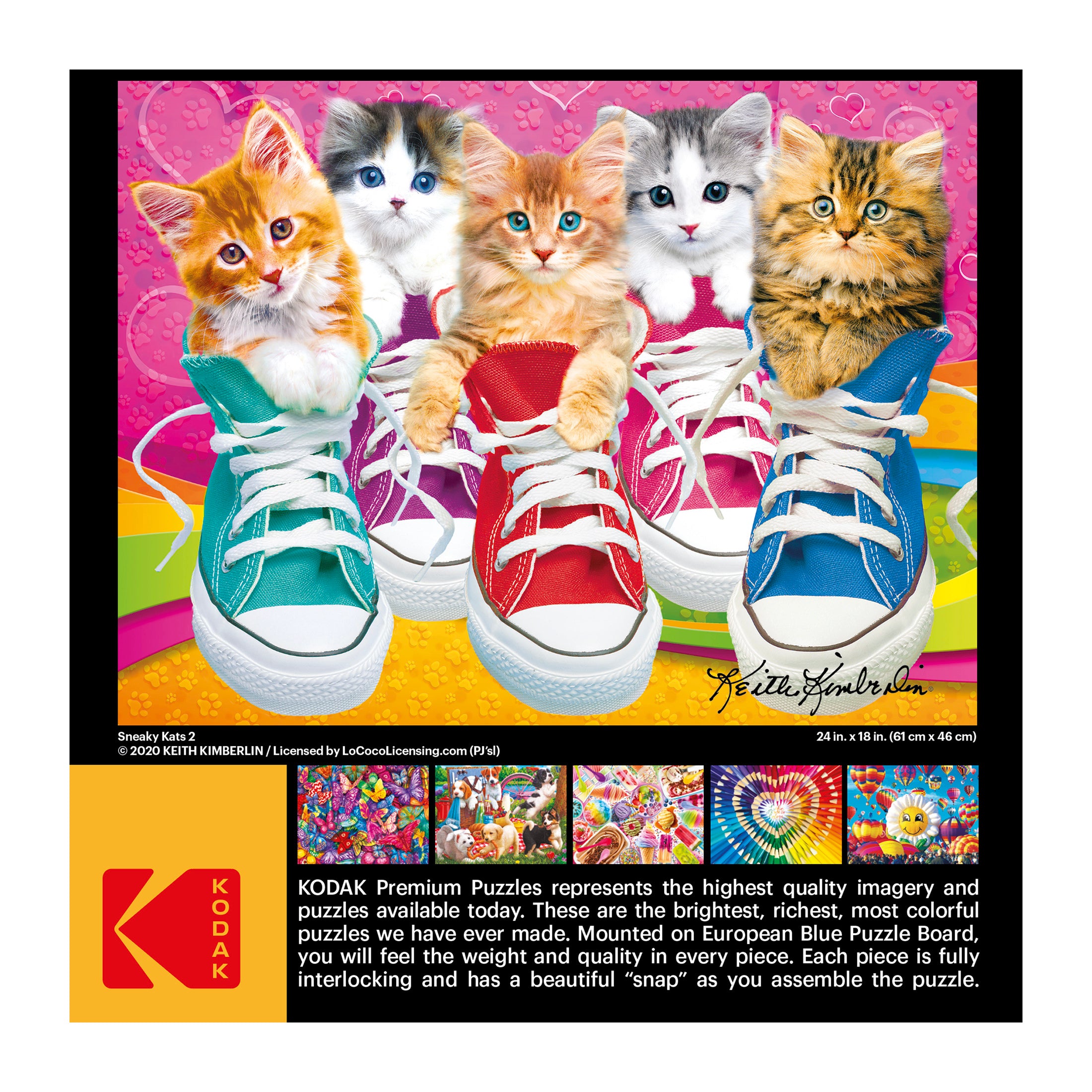 RoseArt - Kodak Premium - Sneaky Kats II - 350 Piece Jigsaw Puzzle