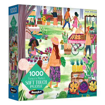 RoseArt-Soft Touch-Farmer's Market-1000 Piece Jigsaw Puzzle