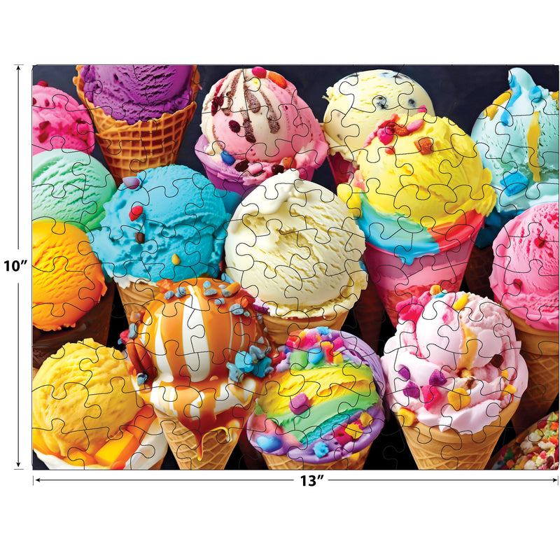 RoseArt - Ensemble de puzzles multi-paquets format collation - Passionné de cuisine - 4 puzzles de 100 pièces