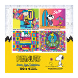 RoseArt - Lot de puzzles en format mini - Peanuts - 4 puzzles de 100 pièces (Copie)