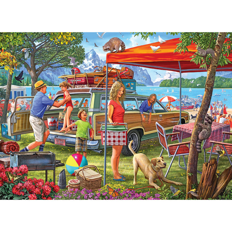 RoseArt-Kodak Premium-Family Beach Vacation-1000 Piece Jigsaw Puzzle