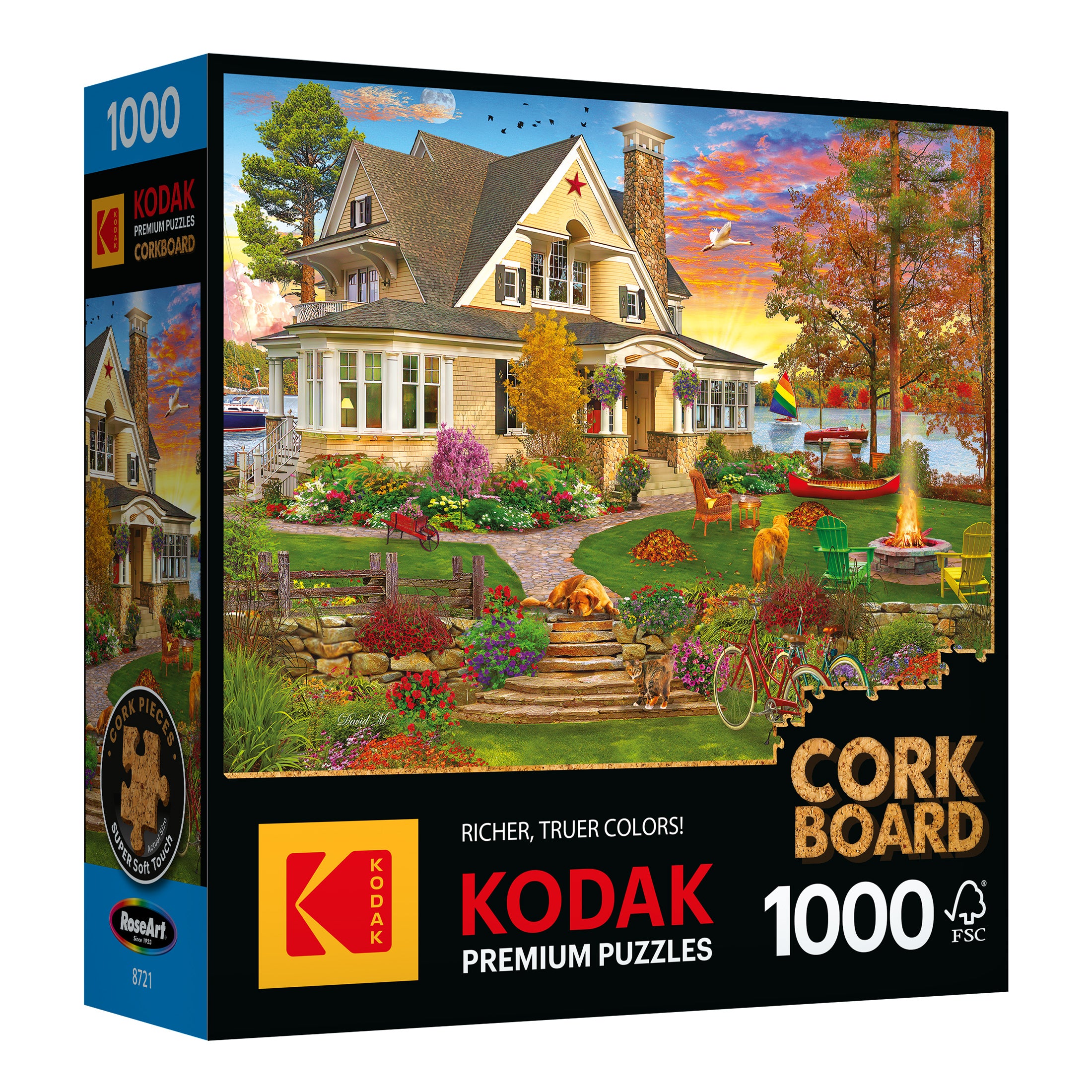 RoseArt-Kodak Cork-Lakeside Home 1000-Piece Jigsaw Puzzle – Cra-Z-Art
