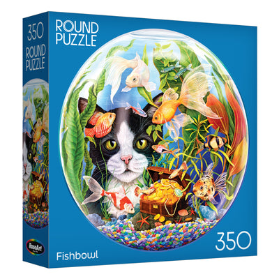 Roseart-Round Fishbowl-350 Piece Jigsaw Puzzle
