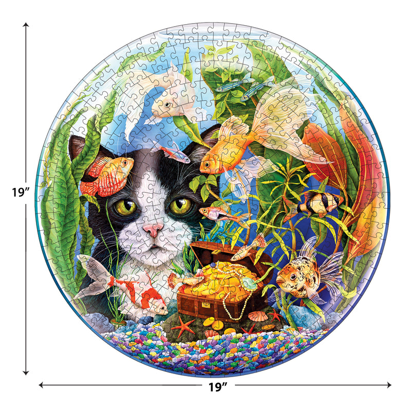 Roseart-Round Fishbowl-350 Piece Jigsaw Puzzle