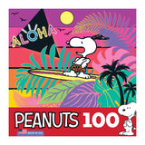 RoseArt - Peanuts - Aloha - Rompecabezas de 100 Piezas