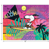 RoseArt - Peanuts - Aloha - Rompecabezas de 100 Piezas