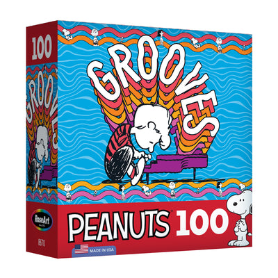 RoseArt - Peanuts - Grooves - Puzzle de 100 pièces