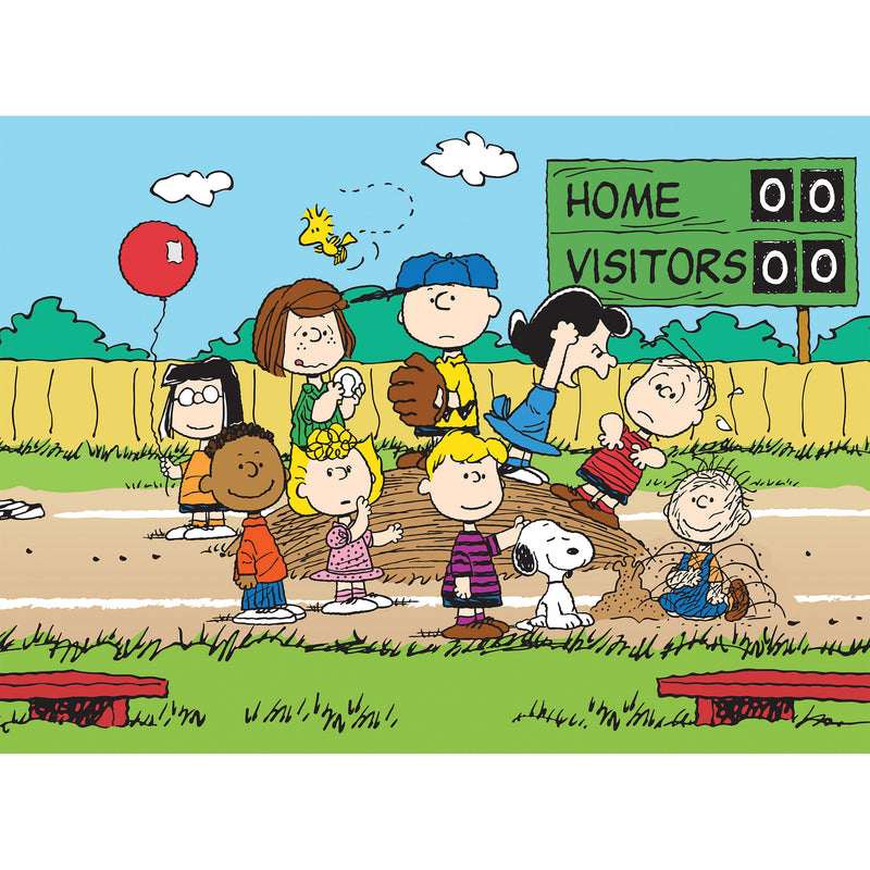 RoseArt - Peanuts - Béisbol - Rompecabezas de 100 Piezas