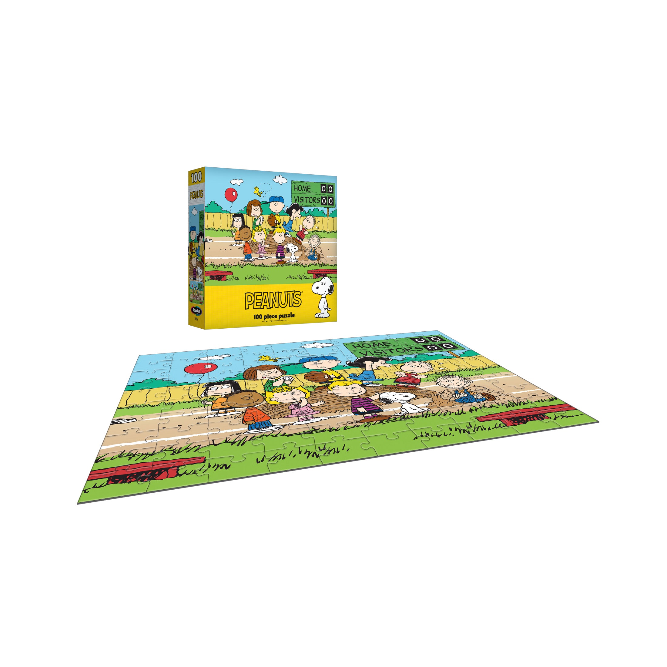 PEANUTS 2014ピース　ジグソーパズル　ピーナッツギャラリー　アポロ社 RoseArt - Peanuts - Baseball - 100 Piece Jigsaw Puzzle – Cra-Z-Art