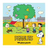 RoseArt - Peanuts - Cometa en el árbol - Rompecabezas de 100 piezas