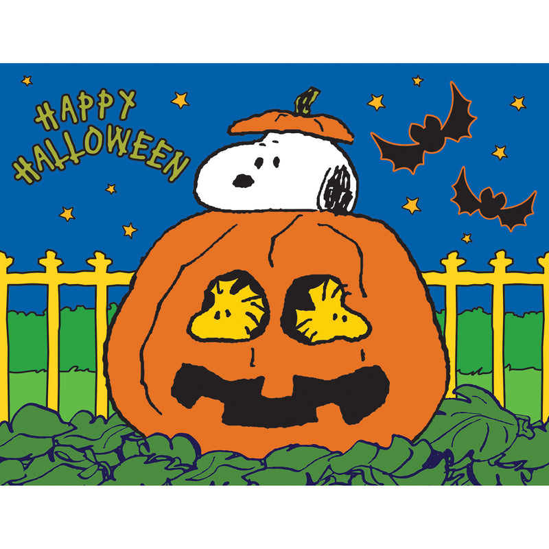 RoseArt - Peanuts Halloween - Joyeux Halloween - Puzzle de 100 pièces