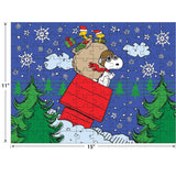 RoseArt - Peanuts Christmas - Snoopy's Christmas Delivery - 100 Piece Jigsaw Puzzle