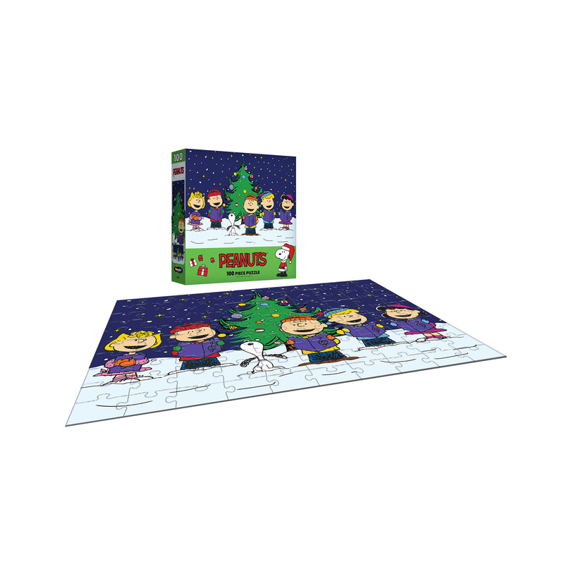 RoseArt - Peanuts Christmas - Villancicos navideños - Rompecabezas de 100 piezas