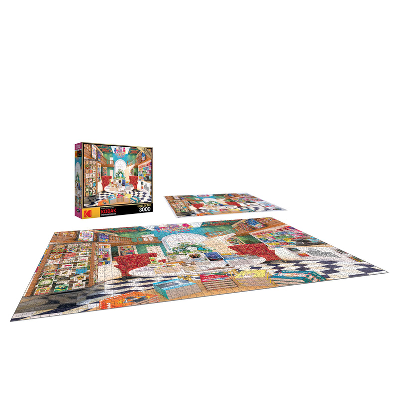 RoseArt - Kodak Premium - Boîte à jouets vintage - Puzzle de 3000 pièces
