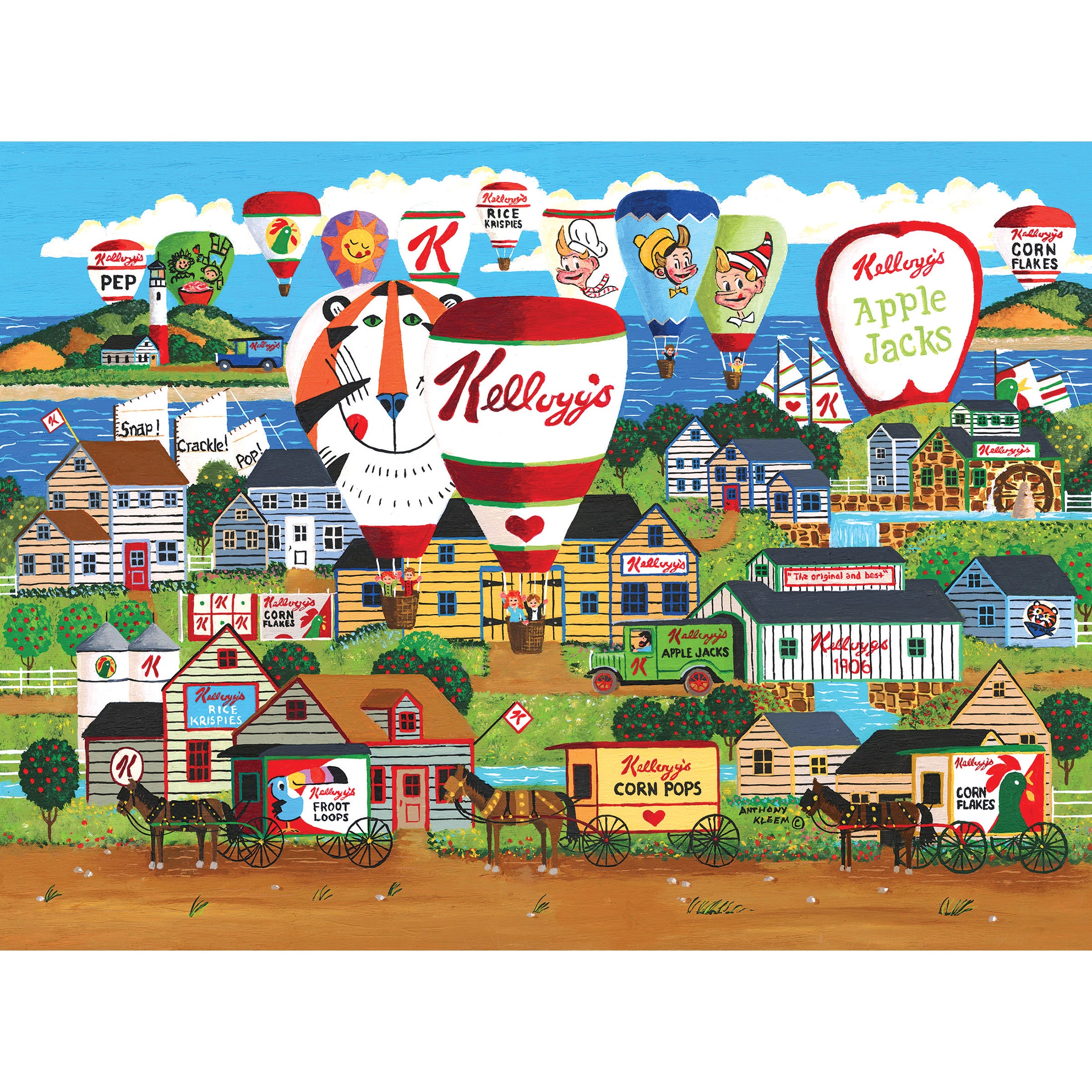 RoseArt - Kellogg's - Hot Air Balloon Celebration - 1000 Piece