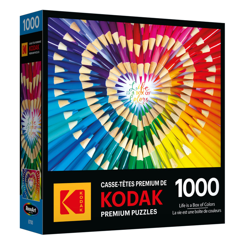 RoseArt - Kodak Premium - Life is a Box of Colors - 1000 Piece Jigsaw Puzzle