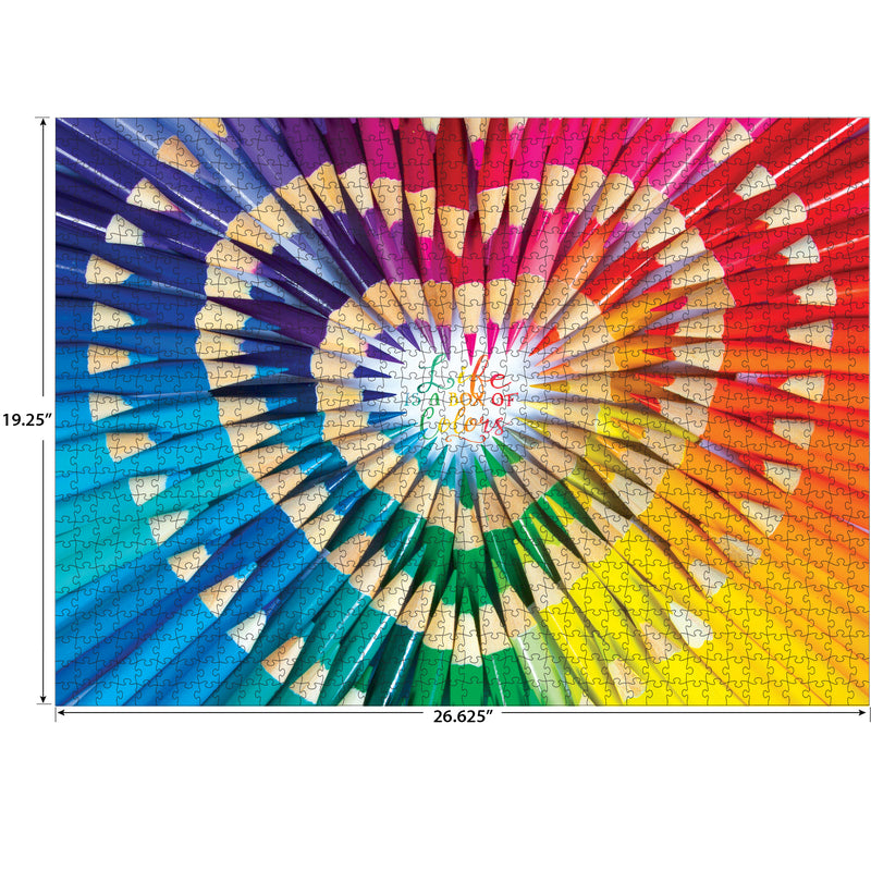 RoseArt - Kodak Premium - Life is a Box of Colors - 1000 Piece Jigsaw Puzzle
