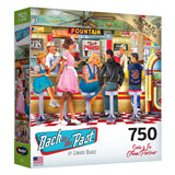 RoseArt - Back to the Past - Soda & Ice Cream Parlor - 1000 Piece Jigsaw Puzzle