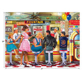 RoseArt - Back to the Past - Soda & Ice Cream Parlor - 1000 Piece Jigsaw Puzzle