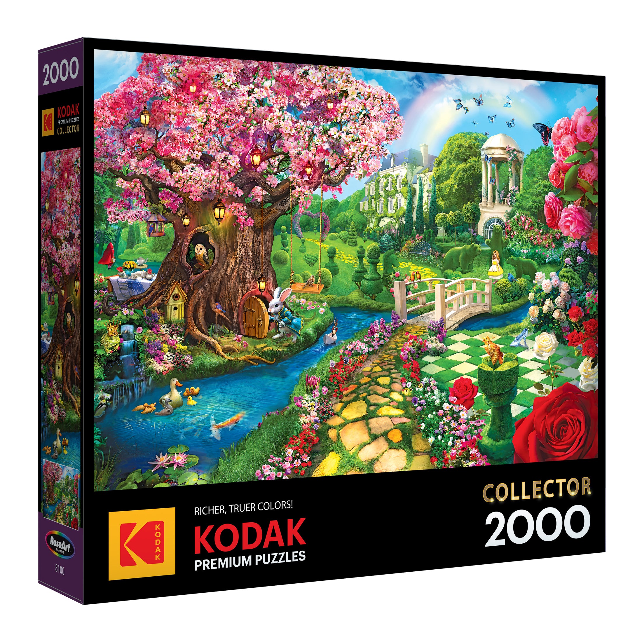 RoseArt Kodak Premium Spring Garden 2000-Piece Jigsaw Puzzle – Cra