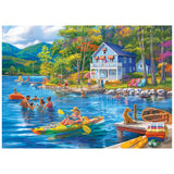 Roseart - Kodak Premium - Nage dans le lac - Puzzle de 1000 pièces