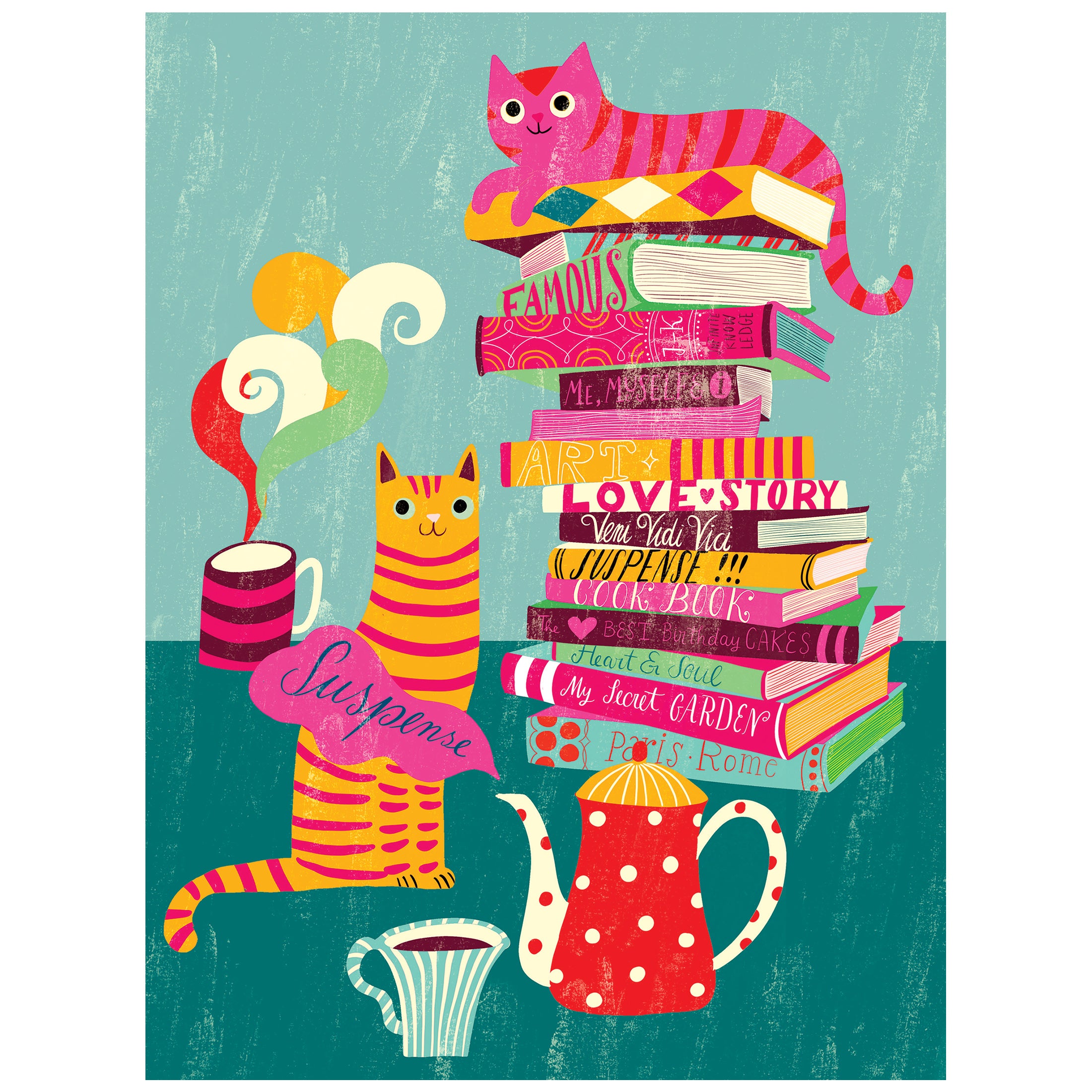 RoseArt-Double-Sided Cozy Cats 500-Piece Jigsaw Puzzle – Cra-Z-Art