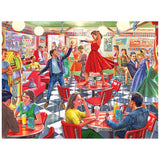 RoseArt Back to the Past Dancing at the Diner 750-Piece Jigsaw Puzzle