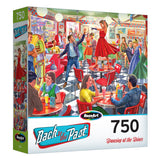 RoseArt Back to the Past Dancing at the Diner 750-Piece Jigsaw Puzzle