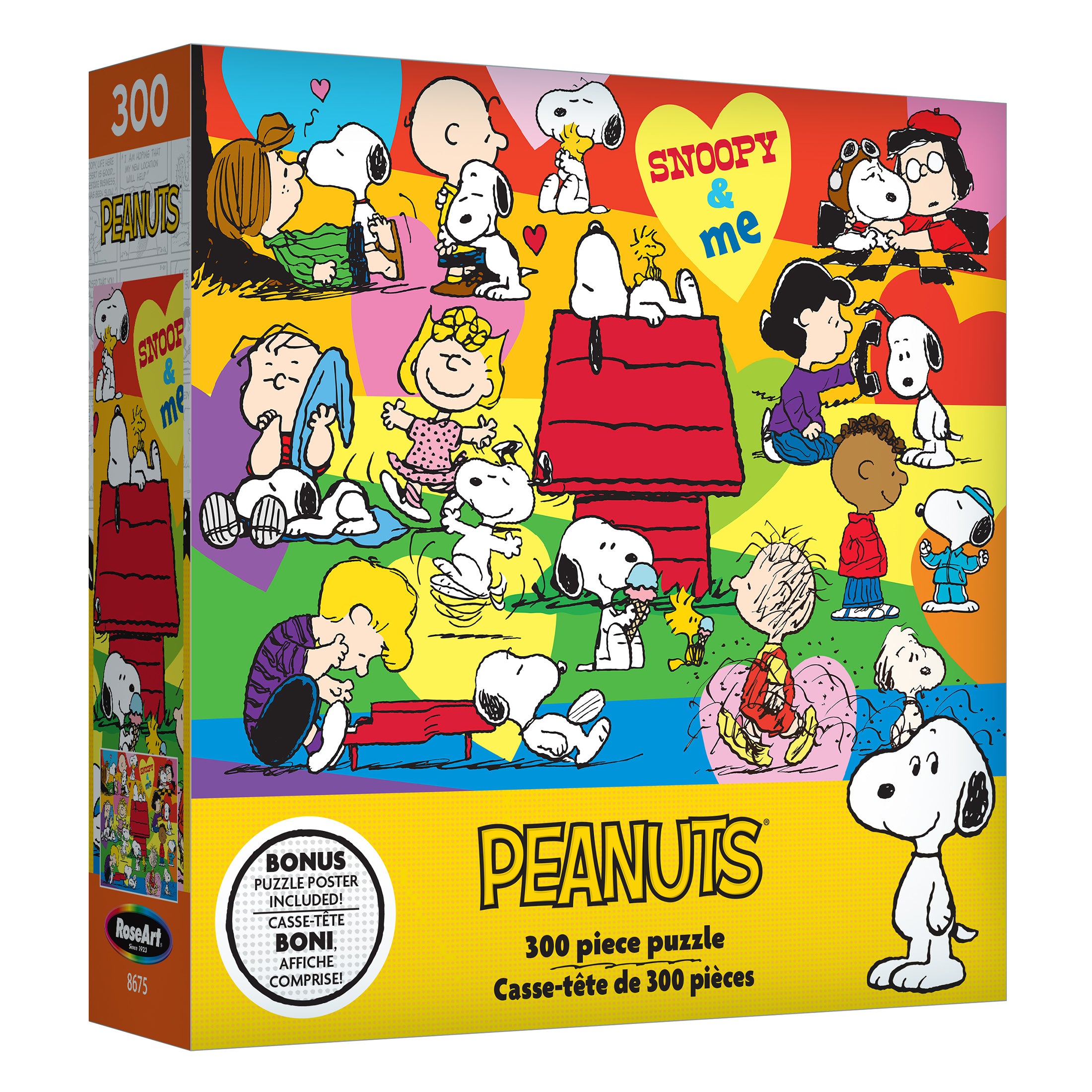 SNOOPY ジグソーパズル 300ピース RoseArt Peanuts Snoopy and Me 300-Piece Jigsaw Puzzle – Cra-Z-Art
