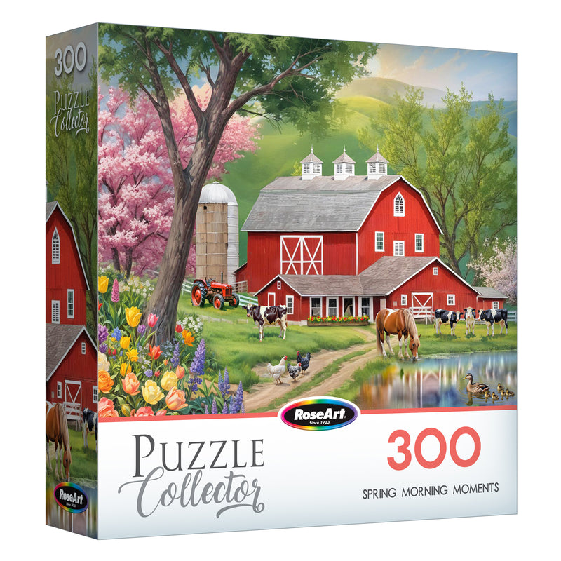 RoseArt-Puzzle Collector-Spring Morning Moments 300 Piece Jigsaw Puzzle
