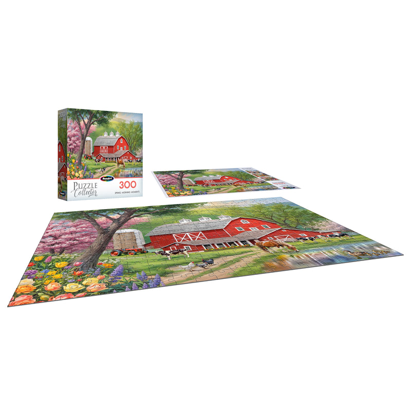 RoseArt-Puzzle Collector-Spring Morning Moments 300 Piece Jigsaw Puzzle